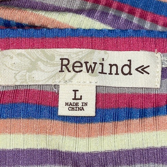 NEW Women's Stretchy Fitted Rewind Y-Neck Bodycon X back open Mini pink Dress L - Picture 17 of 17